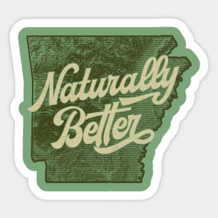 Arkansas, Naturally Better Sticker